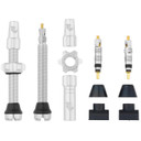Wolf Tooth Tubeless Valves 44mm Raw Silver