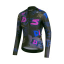 Santic Difos Van Sko Thermal L/S Jersey Black