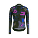 Santic Difos Van Sko Thermal L/S Jersey Black