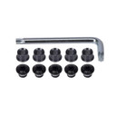 FSA Chainring Bolt Kit T-30 5pcs Black