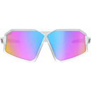 Sungod GTs Sunglasses Frosted Clear with IRIS HV Blue Lens