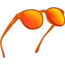 Sungod McLaren F1 Team Papaya Sierras Sunglasses Frosted Papaya with Fire Lens