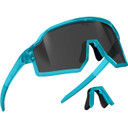Sungod Vulcans Full-frame Sunglasses Aurora Blue with Smoke Lens