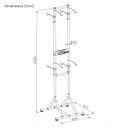 Bike Rakz 4 Bike Floor Storage Stand