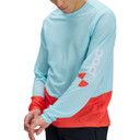 POC Mens Motion Air Long Sleeve Jersey Lazurite Blue/Carnelian Orange