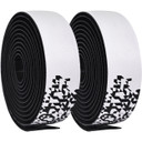 JetBlack JetWrap Silicone Bar Tape Black/White