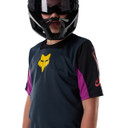 Fox Defend Short Sleeve Youth Jersey Creation Galaxy Blue