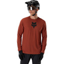 Fox Ranger Long Sleeve Men's Jersey Fox Head Amber Scarlet