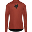 Fox Ranger Long Sleeve Men's Jersey Fox Head Amber Scarlet