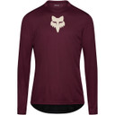 Fox Ranger Long Sleeve Men's Jersey Fox Head Dark Maroon