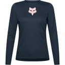Fox Ranger Long Sleeve Women's Jersey Fox Head Galaxy Blue