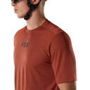 Fox Ranger Short Sleeve Men's Jersey Wordmark Amber Scarlet