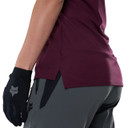 Fox Ranger Short Sleeve Women's Jersey Fox Head Dark Maroon