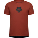 Fox Ranger Short Sleeve Youth Jersey Fox Head Amber Scarlet