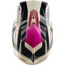 Troy Lee Designs D4 Polyacrylite Unisex Helmet Turbo Acid/Fuchsia