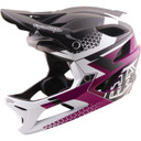 Troy Lee Designs Stage 2 AS Unisex Helmet Amper White/Fuchsia