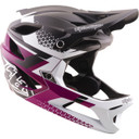 Troy Lee Designs Stage 2 AS Unisex Helmet Amper White/Fuchsia