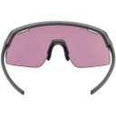 BBB Valor Sunglasses Matt Transparent Dark Grey Frame W/Flux Blue Mlc Lens