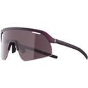 BBB Valor Sunglasses Matt Transparent Metallic Dark Red Frame W/Flux Pure Mlc Lens