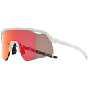 BBB Valor Sunglasses Matt Transparent White Frame W/Flux Red Frame Mlc Lens
