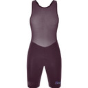 Santini Unico Edge Womens Bibshorts Burgundy