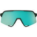 100% S3 Sunglasses Matte Juniper w/HiPER Mint Mirror Lens