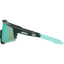 100% Speedcraft Sunglasses Matte Juniper w/HiPER Mint Mirror Lens