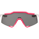 100% Speedcraft Sunglasses Puddy Pink White w/Smoke Lens