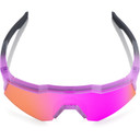 100% Speedcraft XS Sunglasses Toyoko w/HiPER Vital Pink Mirror Lens