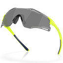 Oakley CYBR Zero Matte Retina Burn W/ Prizm Black Lens W/ Silver Print