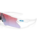 Oakley Radar EV Heater White W/ Prizm Snow Sapphire Lens