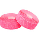 Supacaz Suede Bar Tape Neon Pink + Black Star Plugz