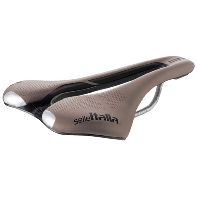 Selle Italia SLR Boost Ti 316 Superflow Mud Brown Gravel Saddle