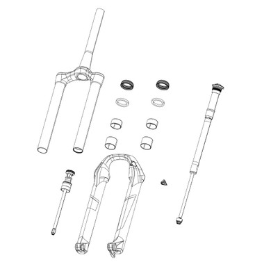 Rockshox Fork Spring DB+ SEALHEAD ASSY LYRIK D1