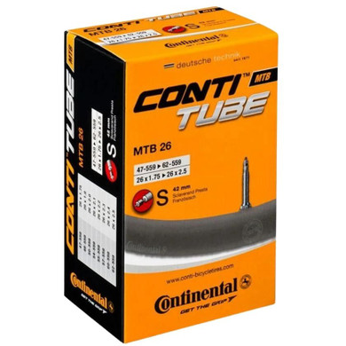 Continental MTB 26x1.75/2.5" 42mm Presta Valve Tube