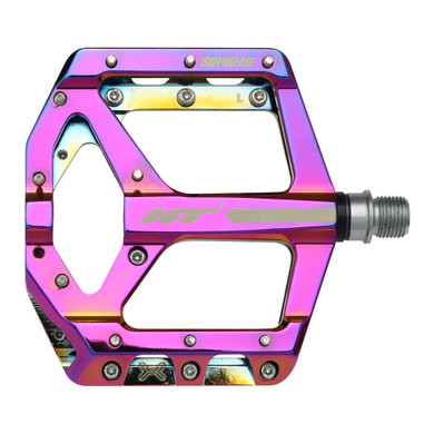 HT Components Supreme Alloy Oil Slick Flat Pedals