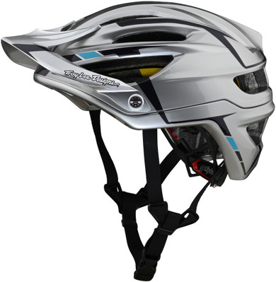Troy Lee Designs A2 MIPS MTB Helmet Sliver Silver/Burgundy