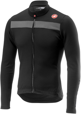 Castelli Puro 3 Mens LS Jersey Light Black 2022