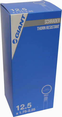 Giant 12.5x1.75/2.25" Schrader Valve 35mm Thorn Resistant Tube