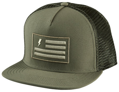 YT Mother Trucker Snapback Cap Olive Green