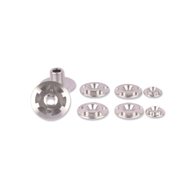 YT TUES MK1 2.0 Bearing Cap Set Silver