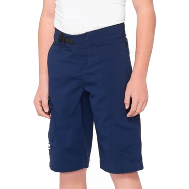 100% Ridecamp Youth MTB Shorts Navy