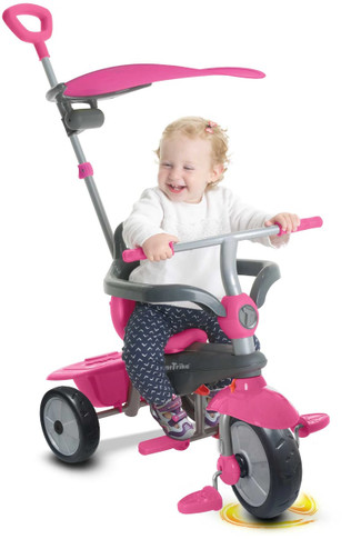 Smartrike Carnival 3-Stage Tricycle Pink/Grey