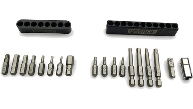 Pedros 18 piece II Hex Bit Set