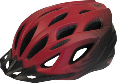 Azur L61 Satin Red/Black Fade Helmet