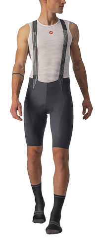 Castelli Free Aero RC Bib Shorts Dark Grey 2022