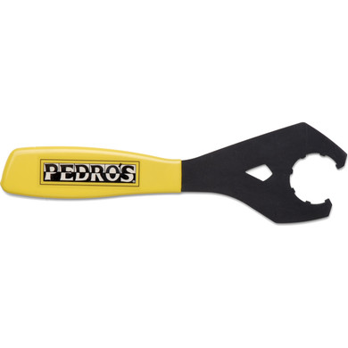 Pedro's Bottom Bracket Wrench - 8 Notch (Octalink & ISIS) Yellow/Black
