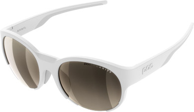 POC Avail Sunglasses Hydrogen White (Brown Silver Mirror Lens)