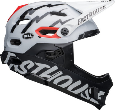 Bell Super DH Spherical MIPS Helmet Fasthouse Matte/Gloss Black/White