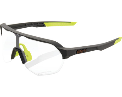 100% S2 Sunglasses Soft Tact Cool Grey (Photochromic Lens)